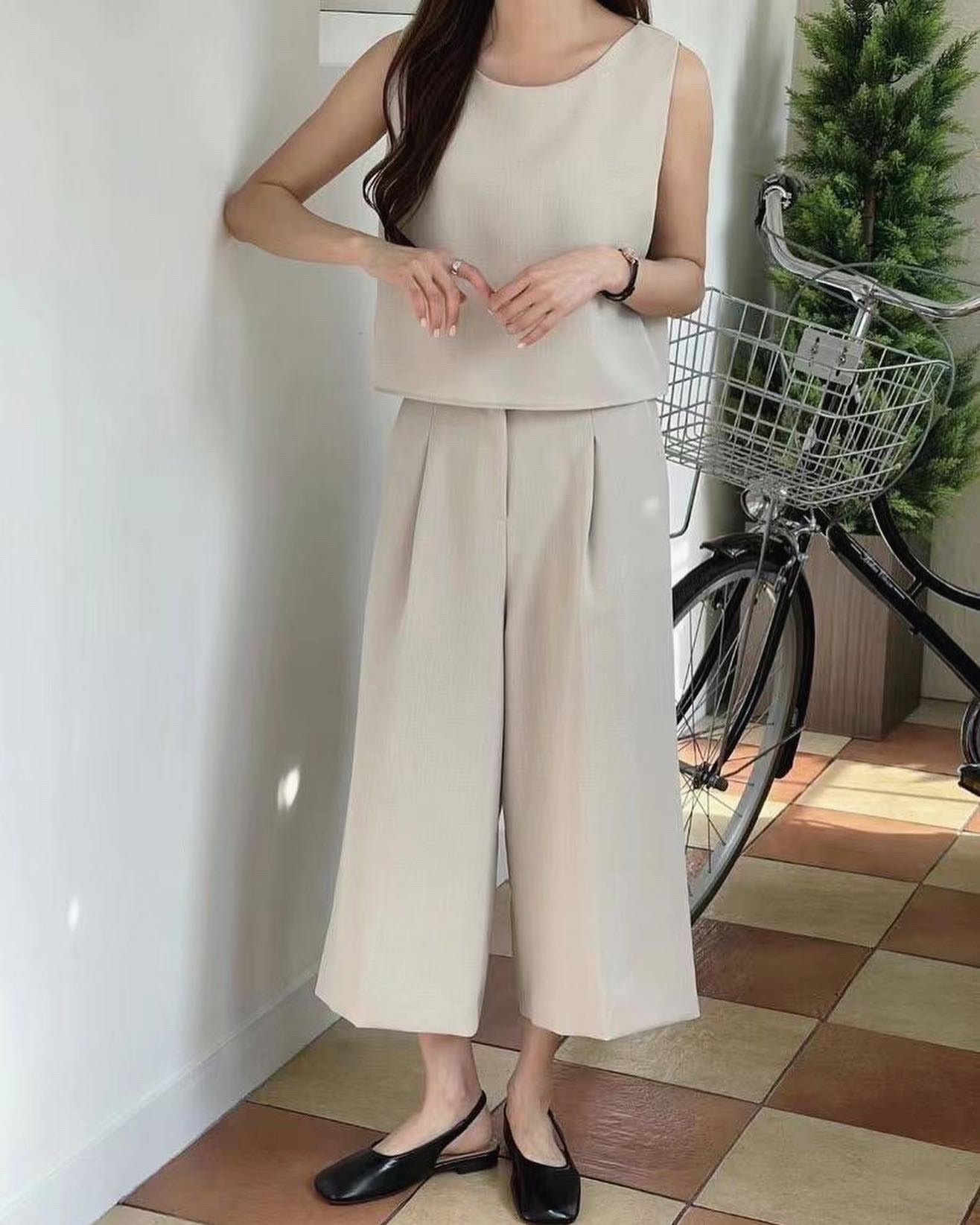 Suit Fabric Vest + Trousers Set