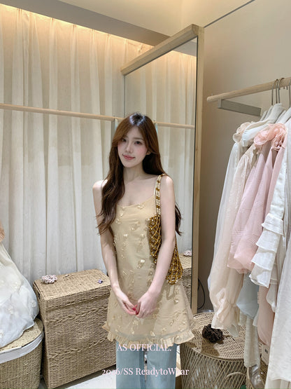 Three-dimensional Jacquard Design Camisole