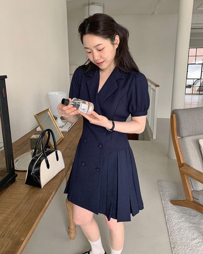 Tailored Waist Blazer Dress