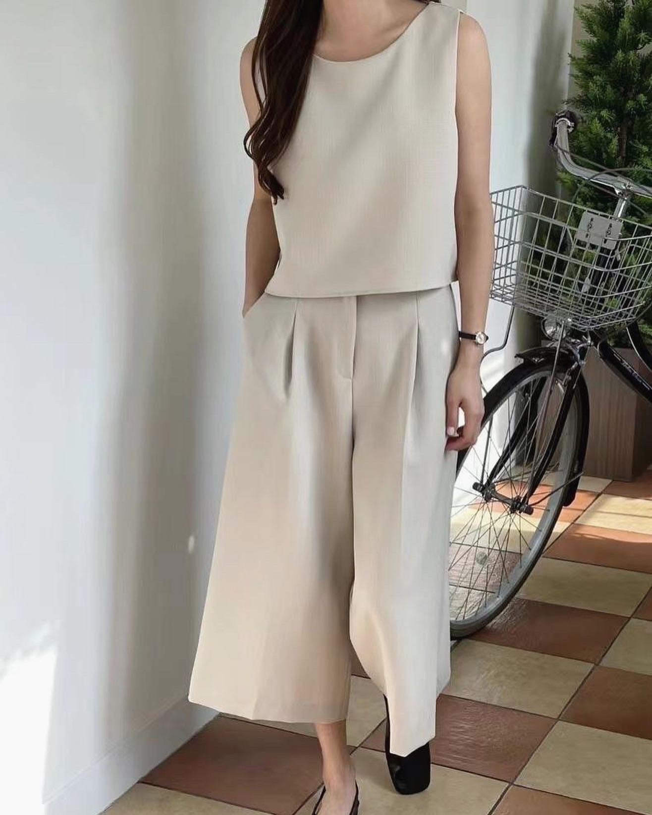 Suit Fabric Vest + Trousers Set