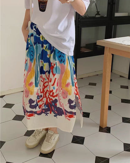 グラフィティストレートスカート