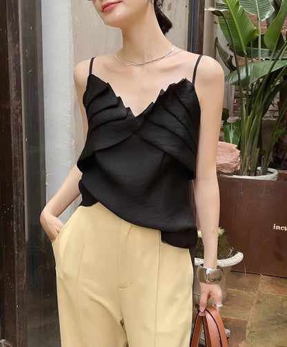 荷葉邊吊帶背心