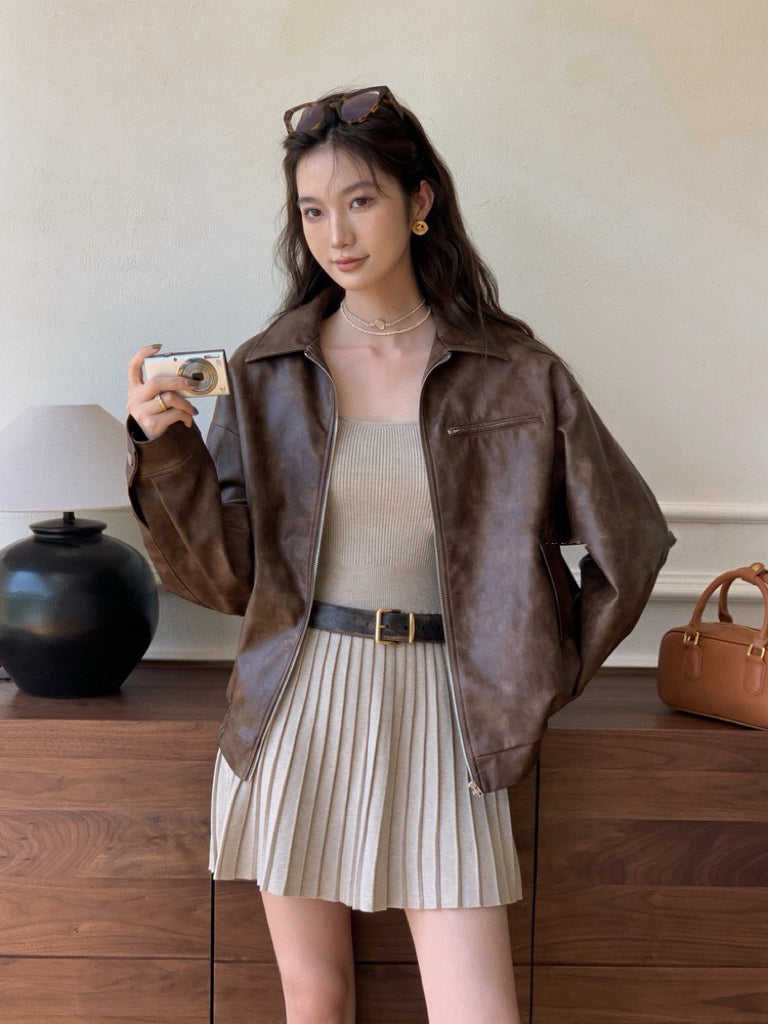 法式方領修腰連身裙