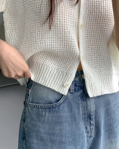 翻領針織開樓top