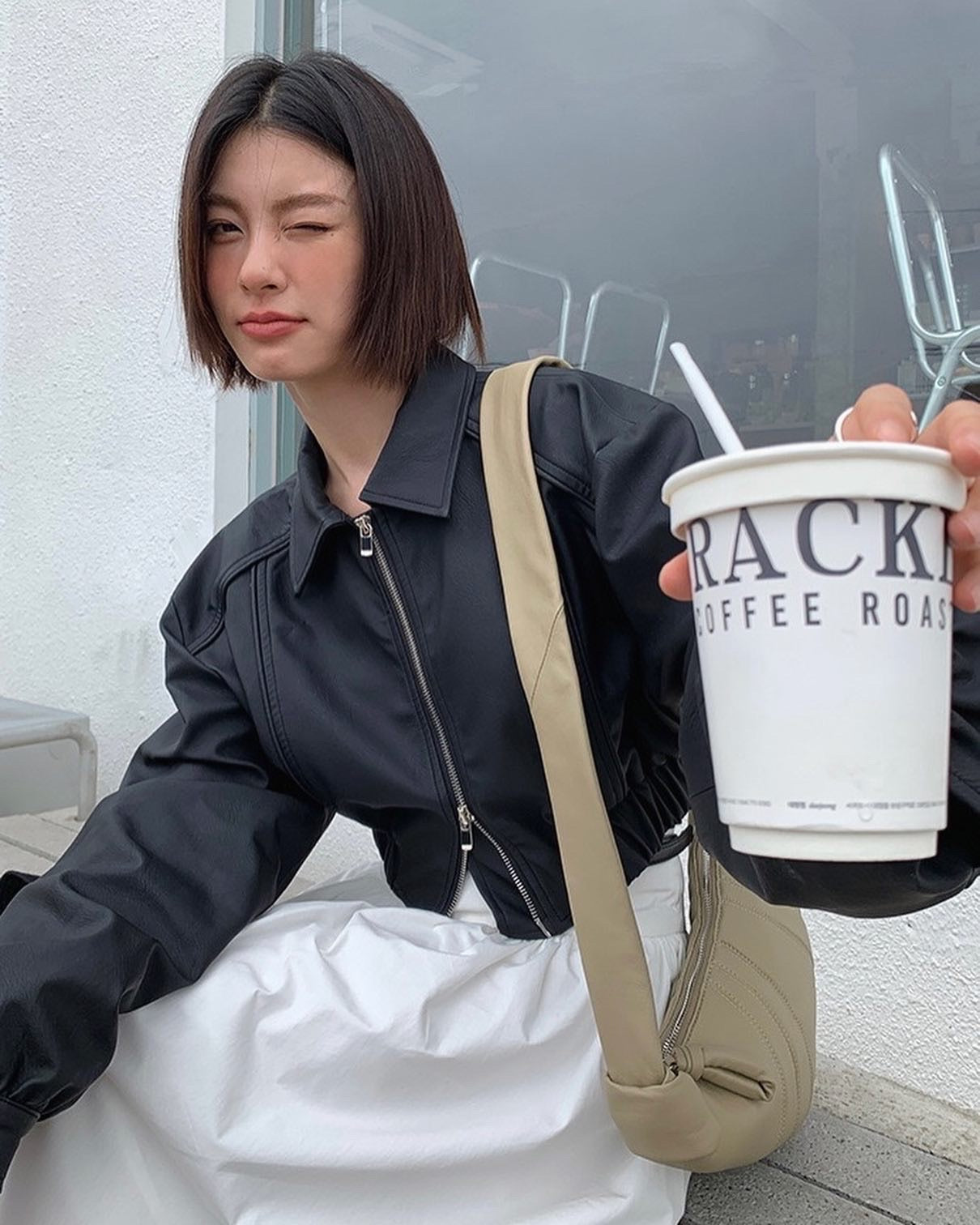 ショートレザージャケット