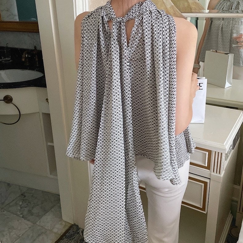 Vintage Lace-Up Vest