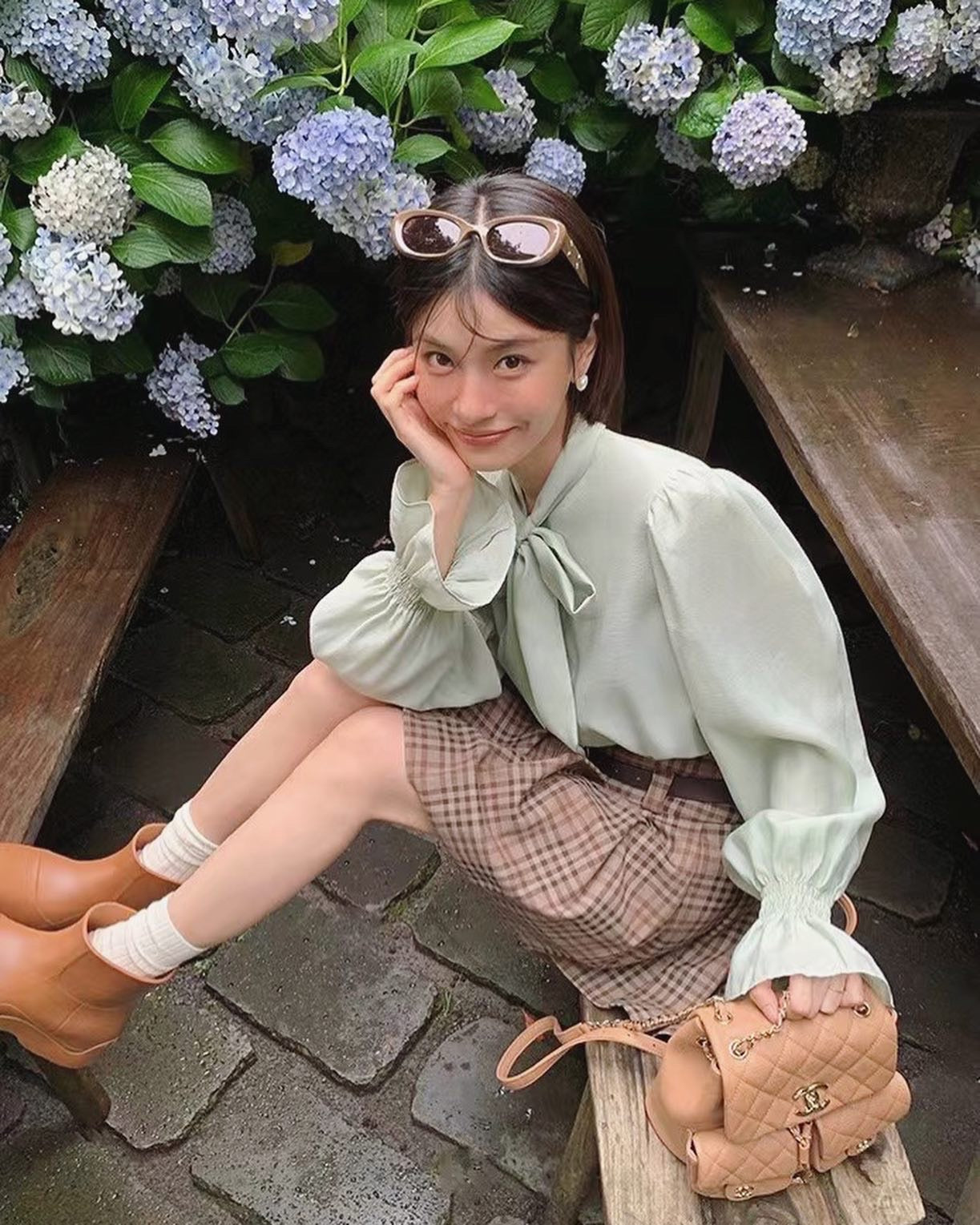 Bow Tie Long Sleeve Shirt