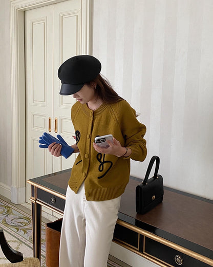 刺繍花花ジャケット