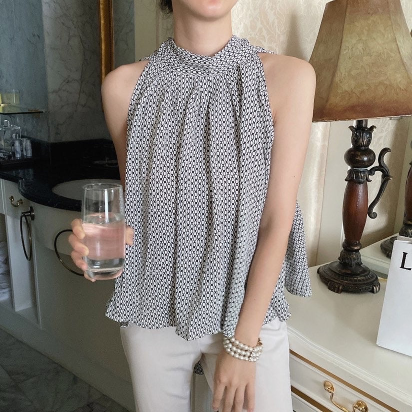 Vintage Lace-Up Vest