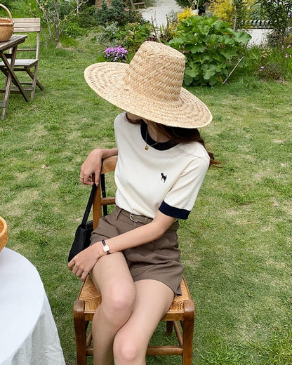 子犬ニットTシャツ