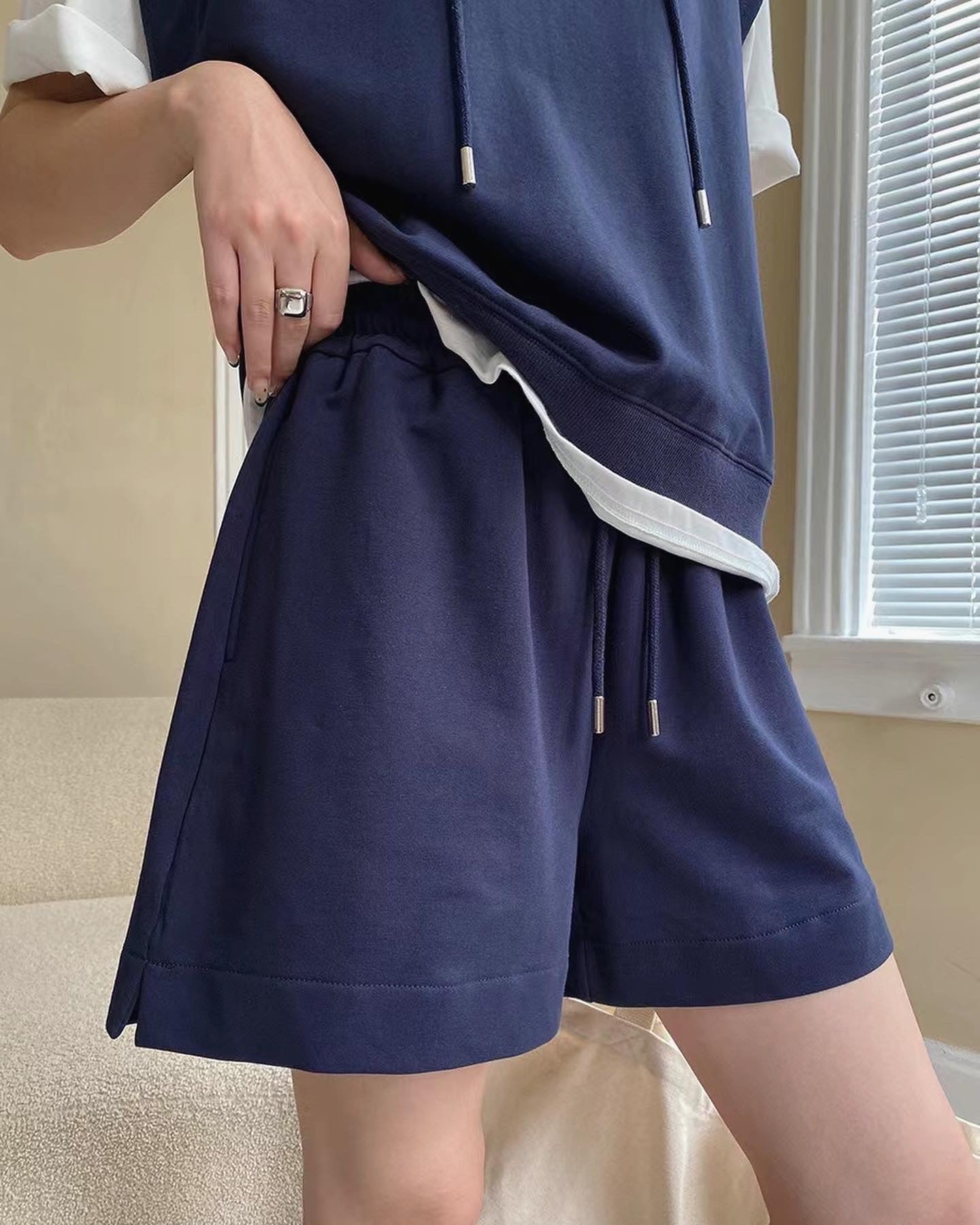 Faux Two-Piece Casual Set