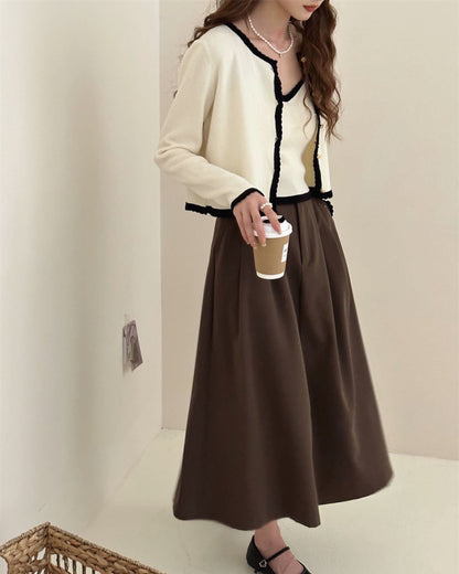 French Lace Camisole + Jacket Set