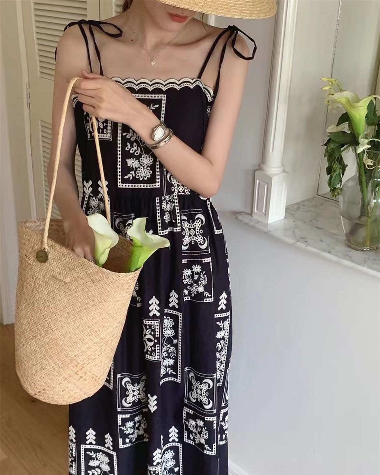 Vacation Style Printed Maxi Dress