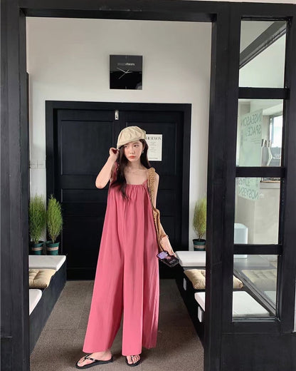 サスペンダージャンプスーツ