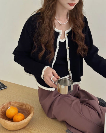 French Lace Camisole + Jacket Set