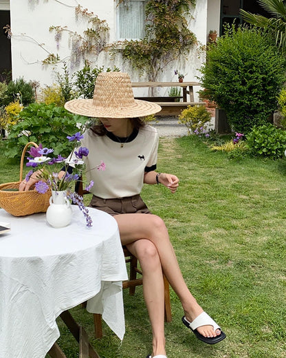 子犬ニットTシャツ