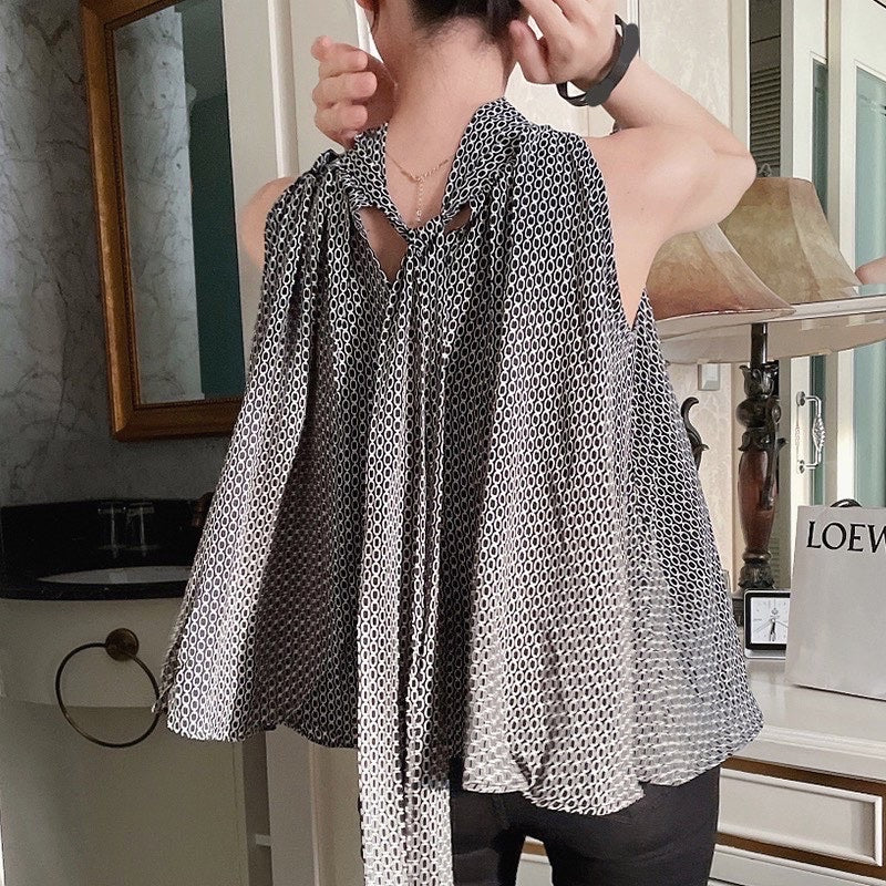 Vintage Lace-Up Vest