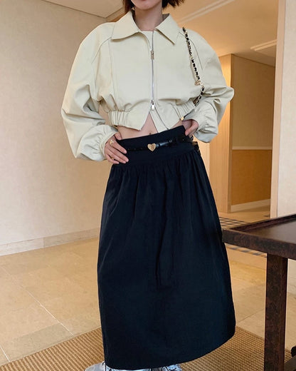 ショートレザージャケット