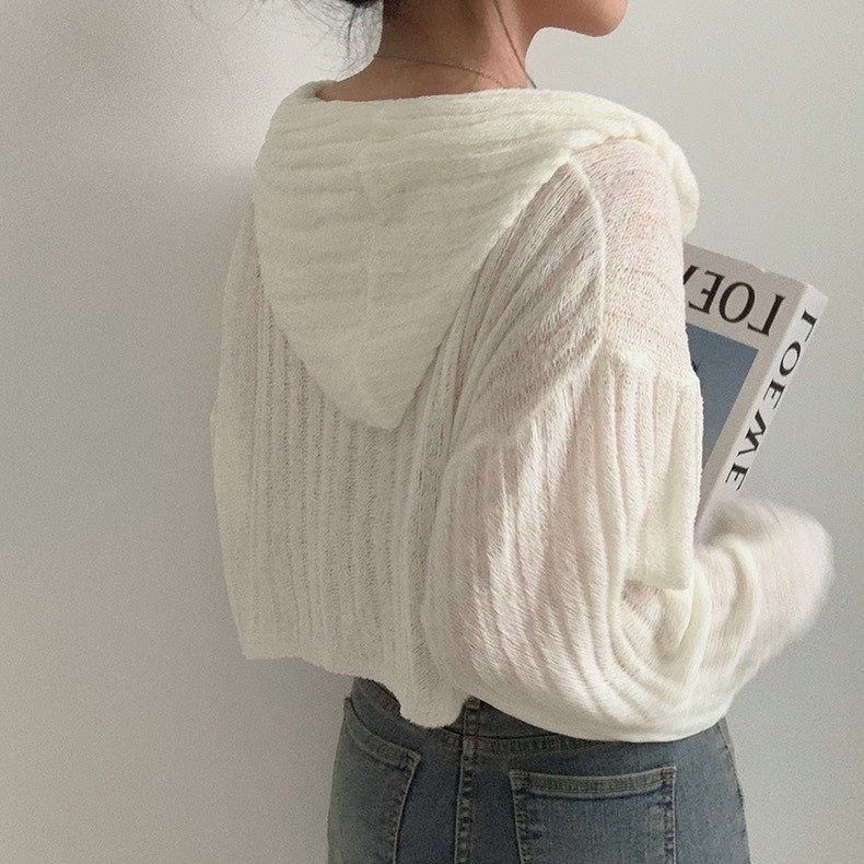 ショートジップアップニットジャケット