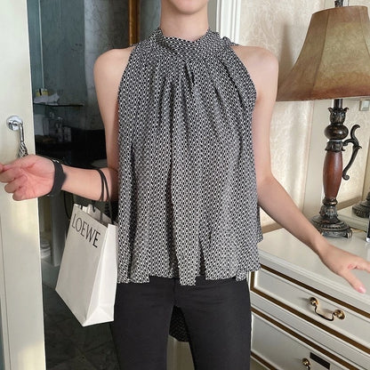 Vintage Lace-Up Vest