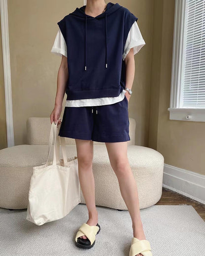 Faux Two-Piece Casual Set