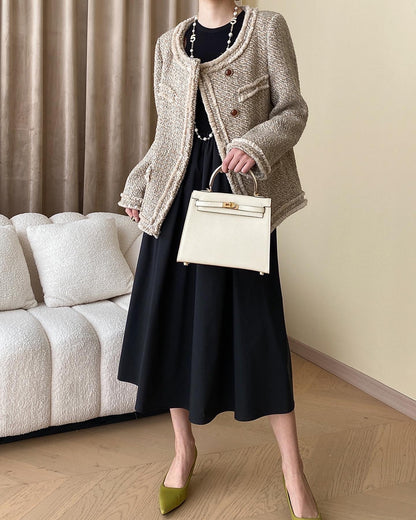 法式鏤空連身裙