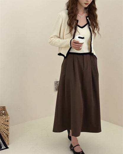 French Lace Camisole + Jacket Set