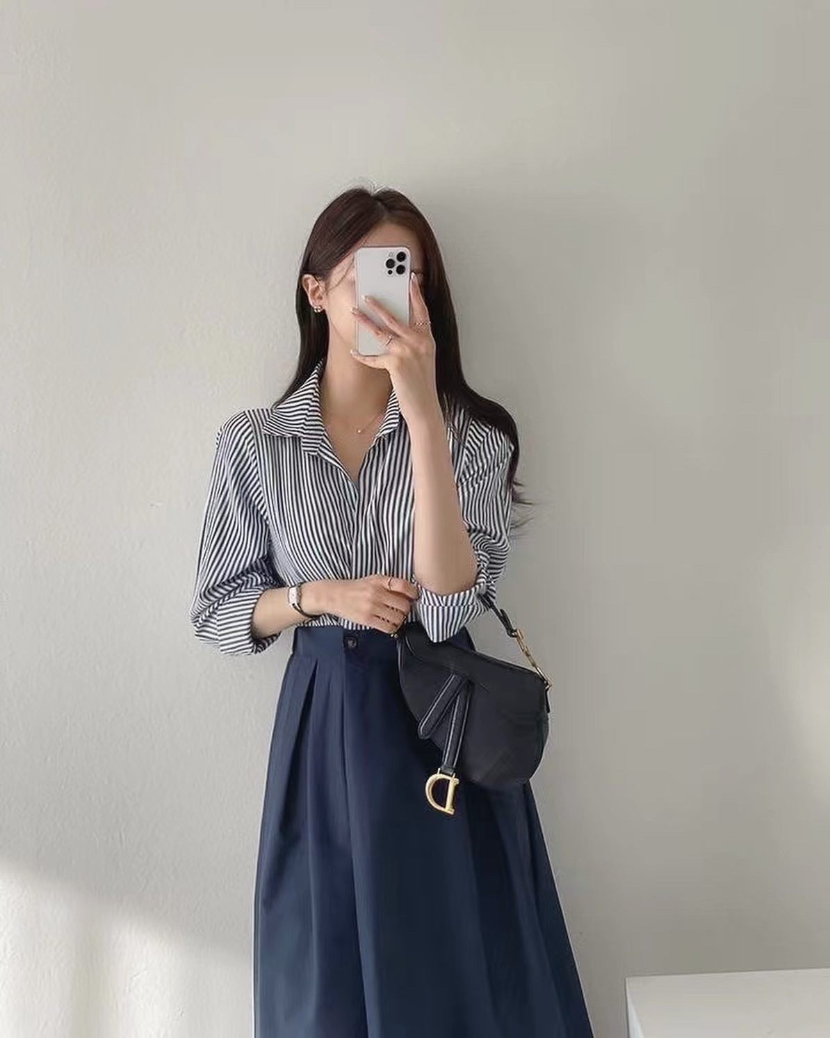 法式修腰恤衫連身裙