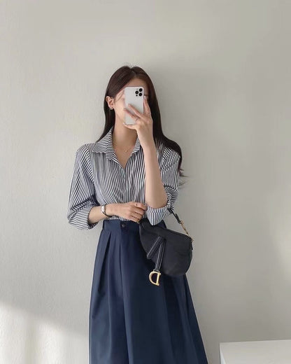 法式修腰恤衫連身裙