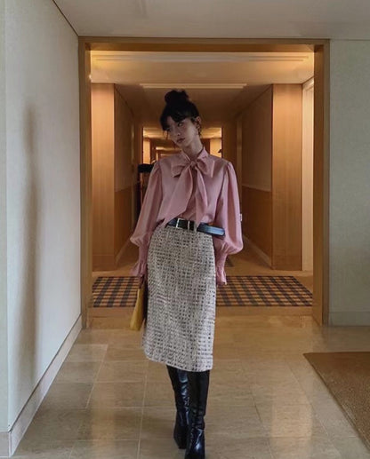 Bow Tie Long Sleeve Shirt