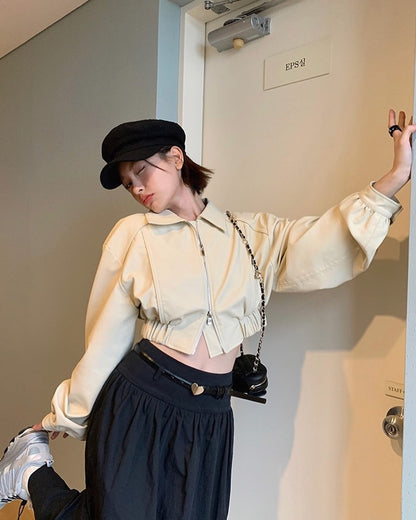 ショートレザージャケット