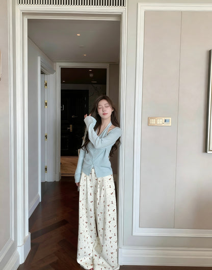 小精致假兩件背心針織小衫