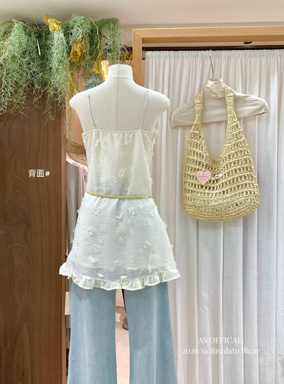 Three-dimensional Jacquard Design Camisole