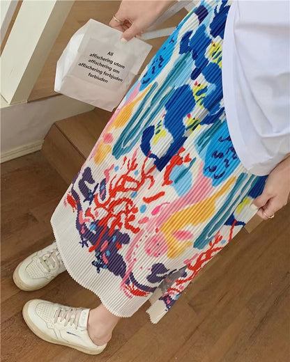 グラフィティストレートスカート