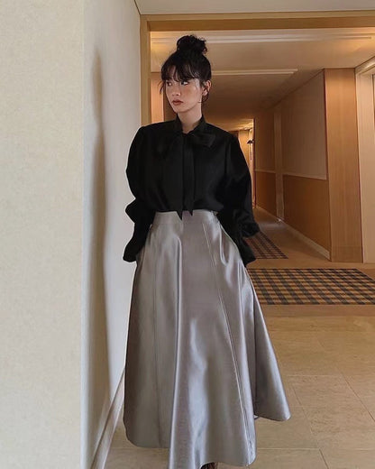 Bow Tie Long Sleeve Shirt