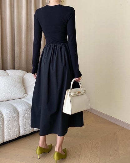 法式鏤空連身裙