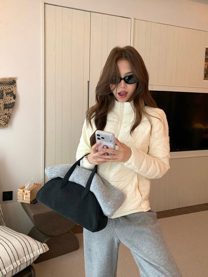 排骨內膽立領保暖羽絨服外套