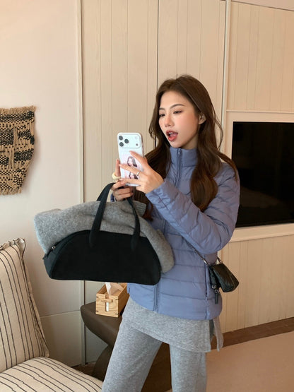 排骨內膽立領保暖羽絨服外套