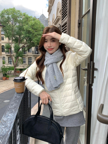 排骨內膽立領保暖羽絨服外套