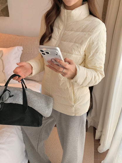 排骨內膽立領保暖羽絨服外套