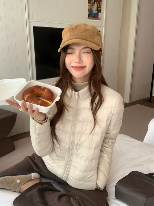 排骨內膽立領保暖羽絨服外套