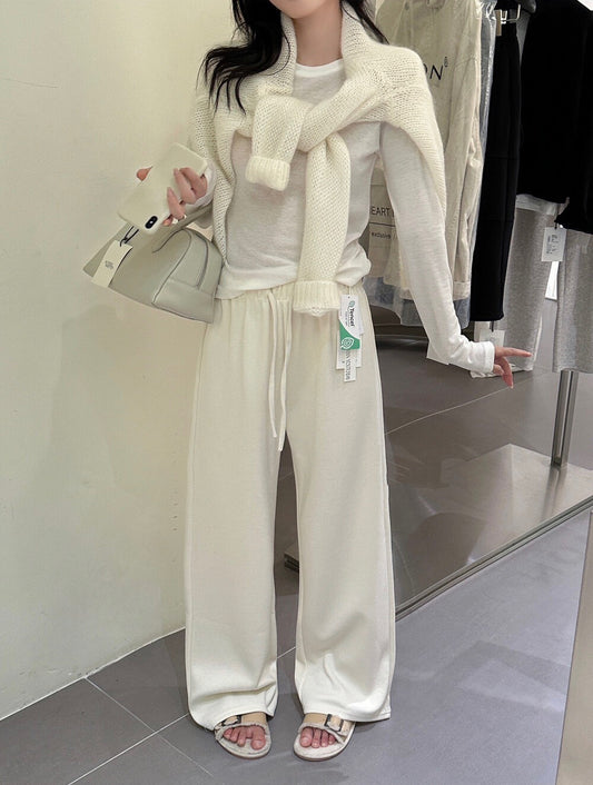 軟糯百搭舒適休閒褲