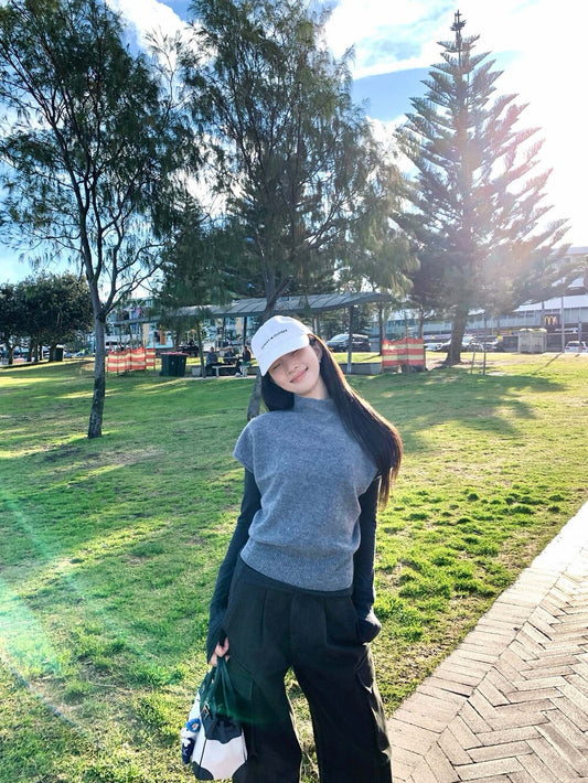 疊穿韓系簡約寬鬆顯瘦上衣