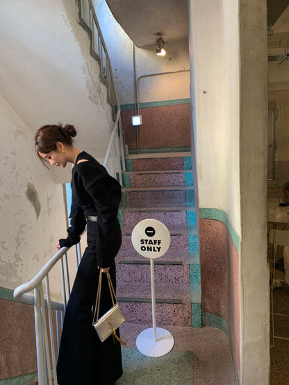 Solid Color Knitted Vest + Jacket Set