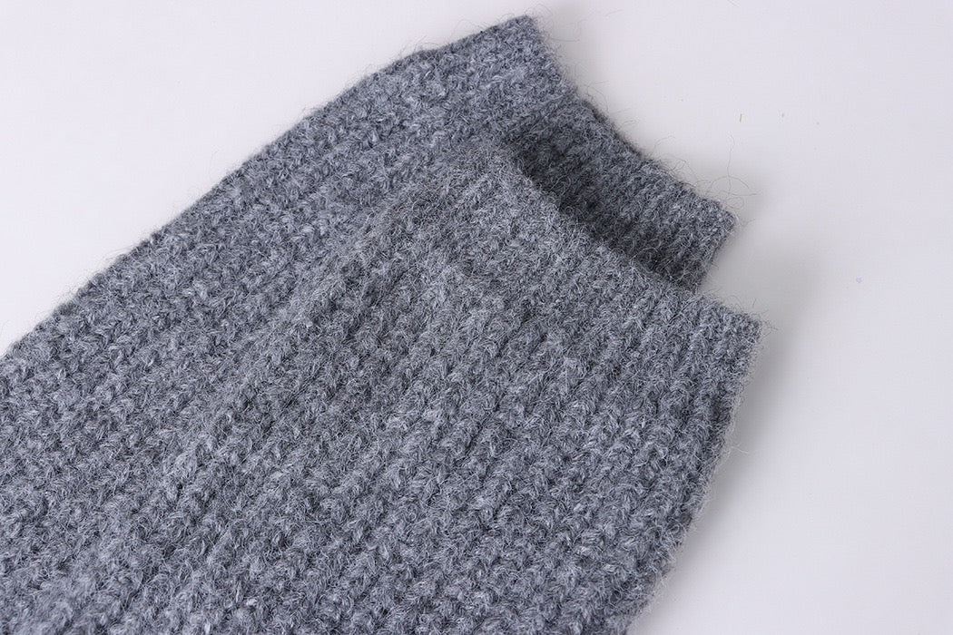 ニットロングカーディガンコート