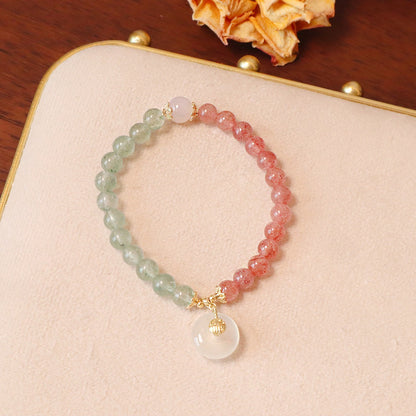 幸運草莓晶手鏈系列