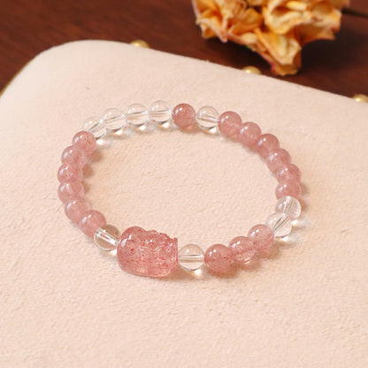 幸運草莓晶手鏈系列