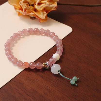 幸運草莓晶手鏈系列