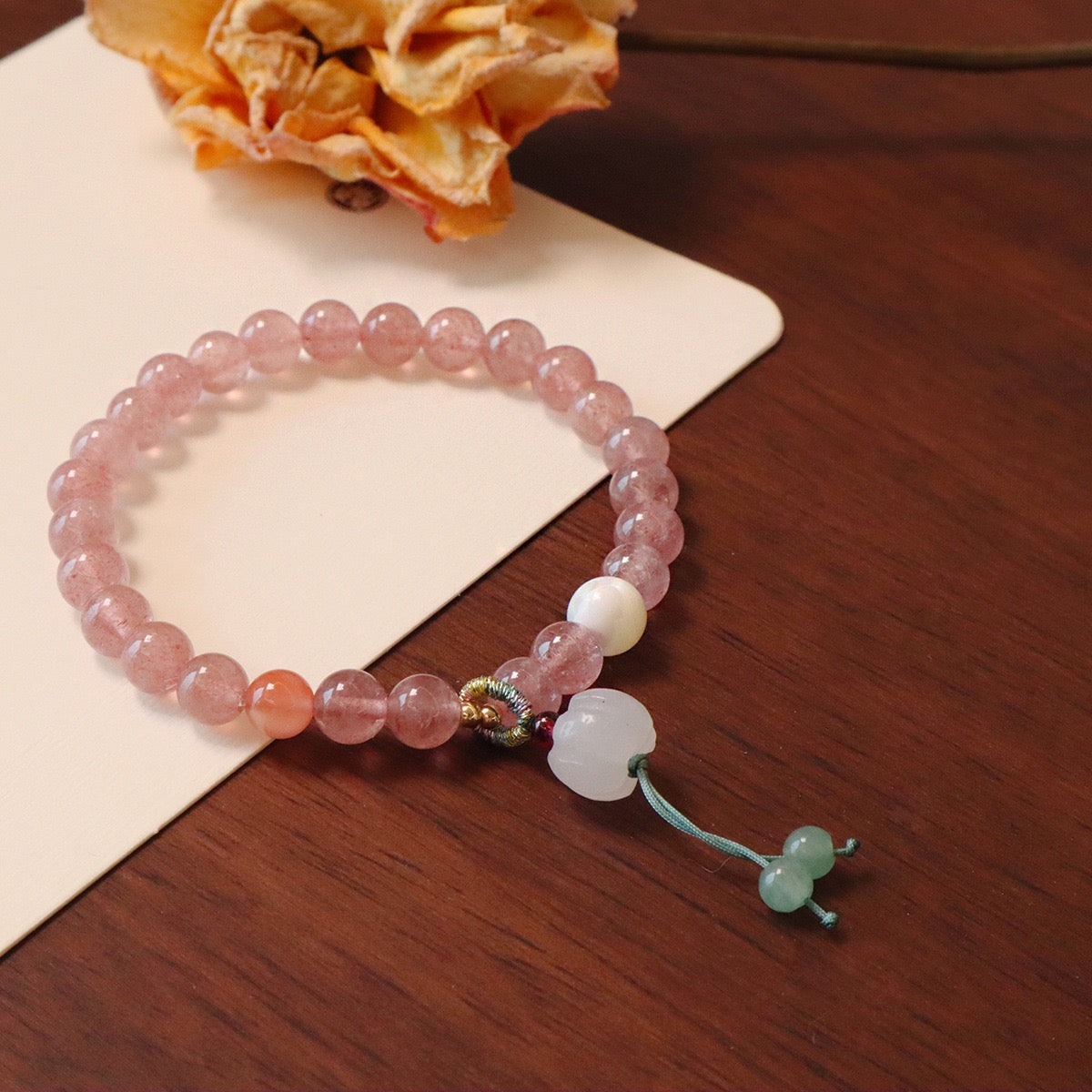 幸運草莓晶手鏈系列