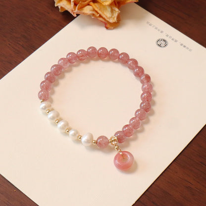 幸運草莓晶手鏈系列